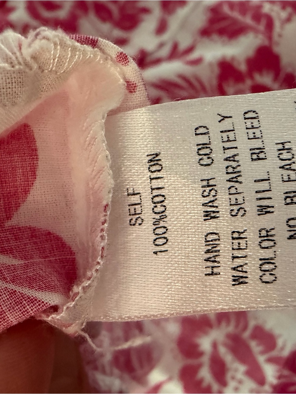 Pinch White Dress with Pink Floral Print - Picture 4 of 4